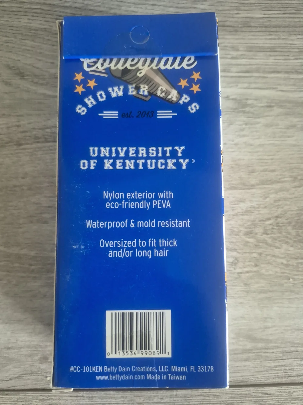University of Kentucky Collegiate Shower Cap - Blue & White